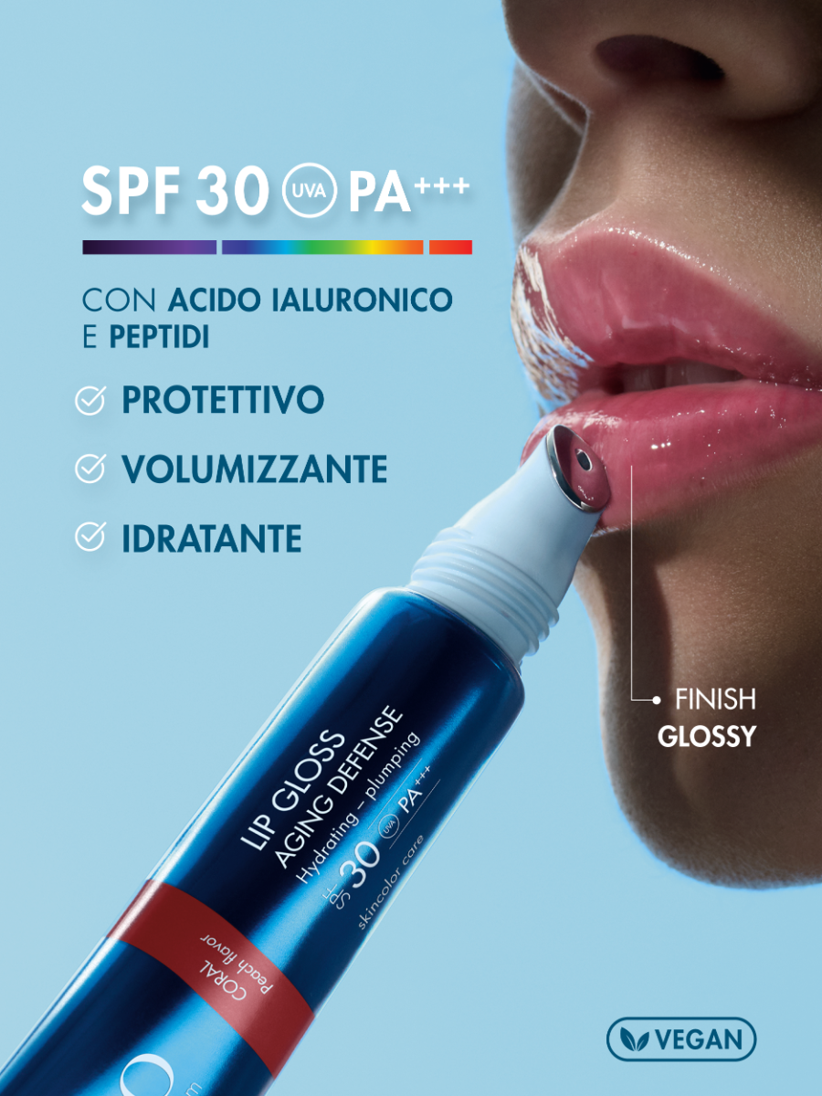 LIP GLOSS AGING DEFENSE SPF 30 UVA PA+++