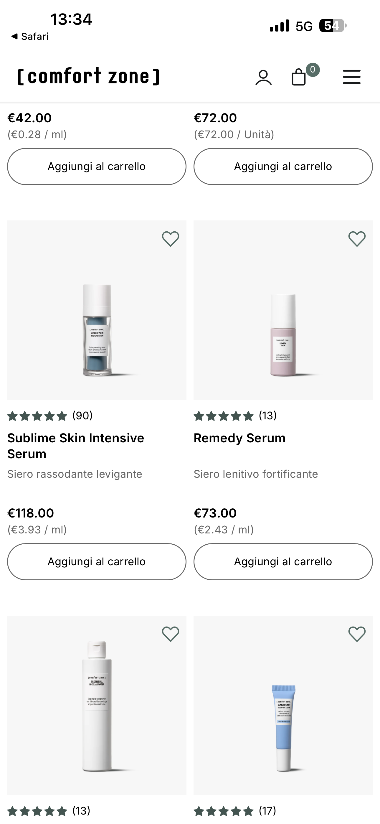 Sublime Skin Intensive Serum
Siero rassodante levigante