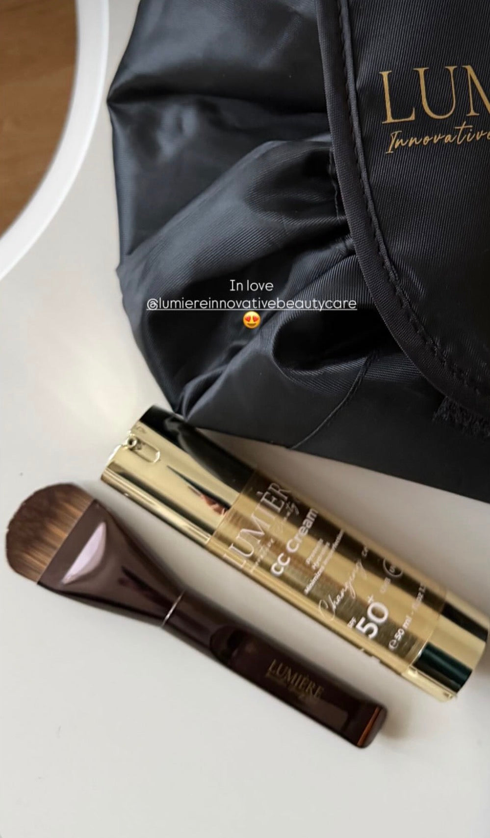 LUMIÈRE INNOVATIVE BEAUTY CARE Crema Solare Viso SPF 50+ | Dual Action Sun & CC Cream | Idrratante, Anti-Età e Perfezionatore Incarnato | 50ml