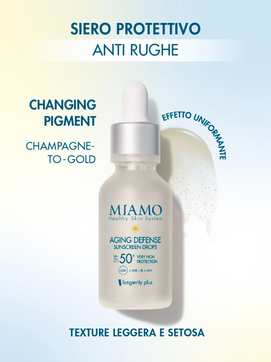 AGING DEFENSE SUNSCREEN DROPS SPF 50+