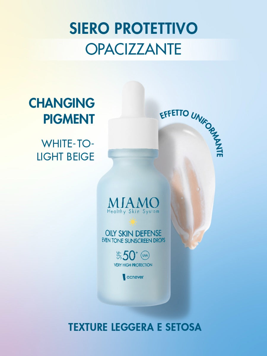 OILY SKIN DEFENSE EVEN TONE SUNSCREEN DROPS SPF 50+