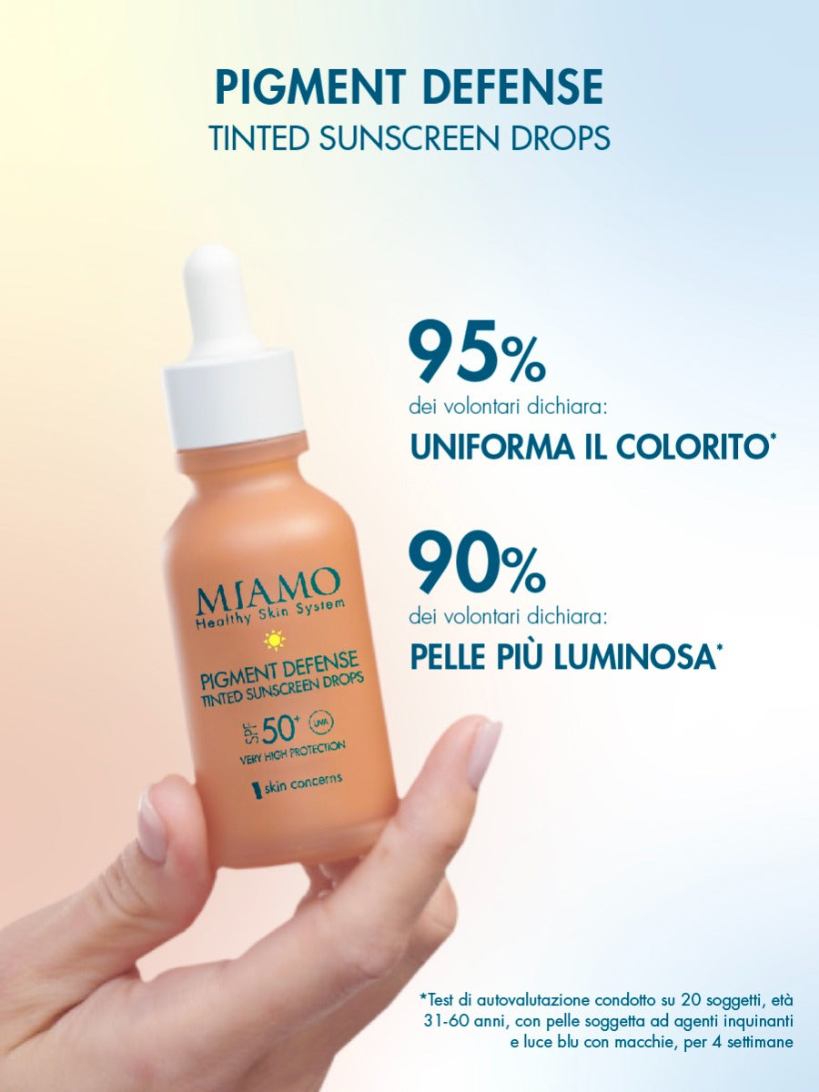 PIGMENT DEFENSE TINTED SUNSCREEN DROPS SPF 50+