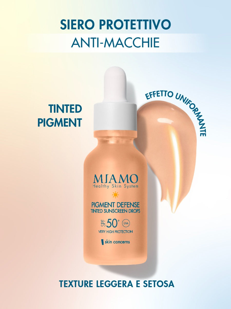 PIGMENT DEFENSE TINTED SUNSCREEN DROPS SPF 50+