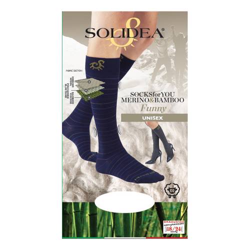 Socks For You Merino Bamboo Funny Solidea Unisex Merino e Fibra di bamboo